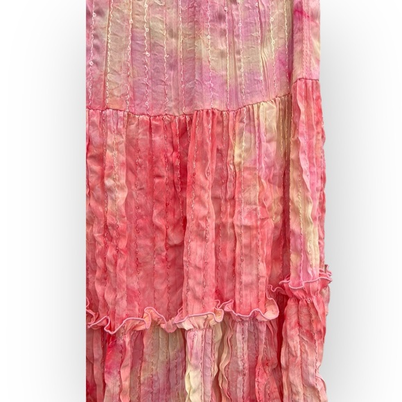 Boho hippie ruffle skirt - Picture 2 of 3